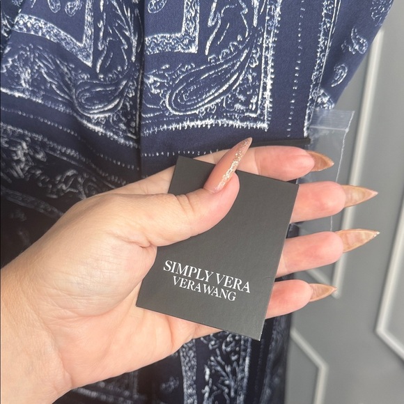 Navy Patterned Jacket - Picture 8 of 10